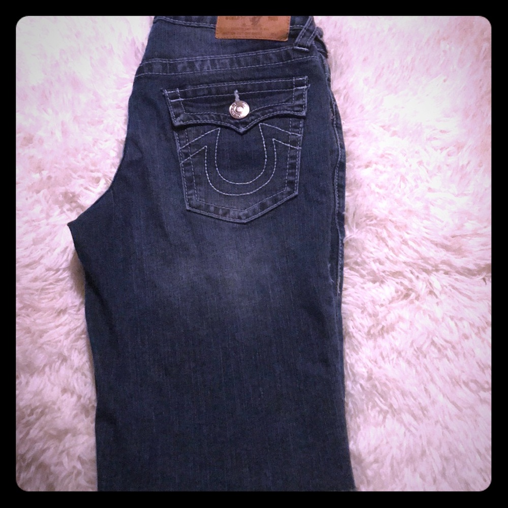 True Religion Boys Jean Shorts Size 14